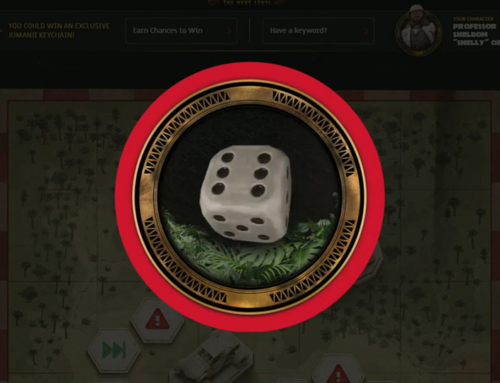 Jumanji Online Game Dice Roll